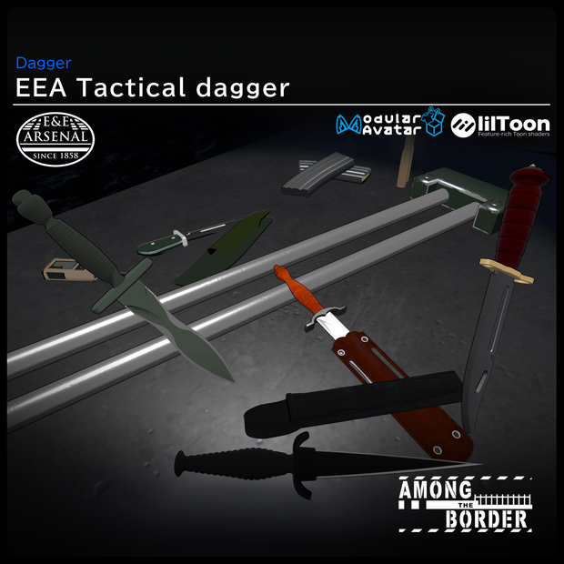 [MA / Gimmick Included] EEA Tactical dagger set