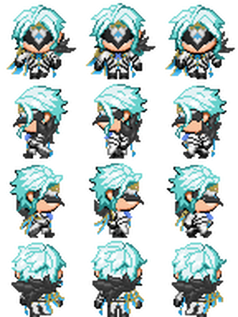 【原神】ドットーレ/博士 キャラクター歩行グラフィック