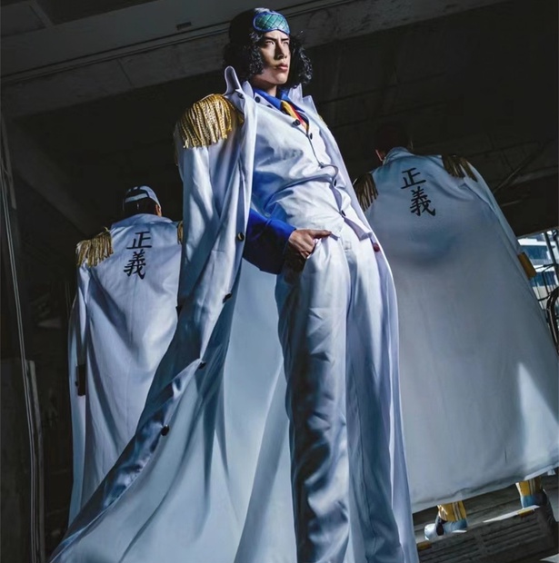 ONE PIECE ワンピース 青キジクザン 海軍のユニホーム コスプレ衣装