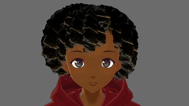 Shoulder Length Afro