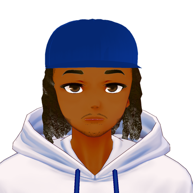 Baseball hat with dreads - Hair Preset