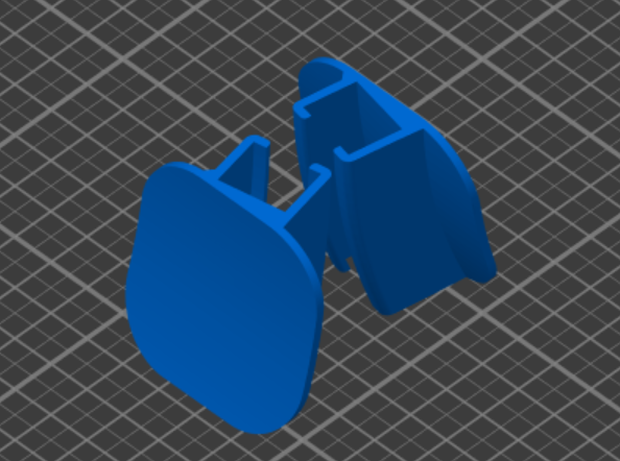【3Dデータ】HTC VIVE XR Elite 側圧分散アタッチメント (type-A mini)