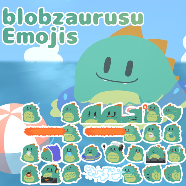Free Blobzaurusu Emojis