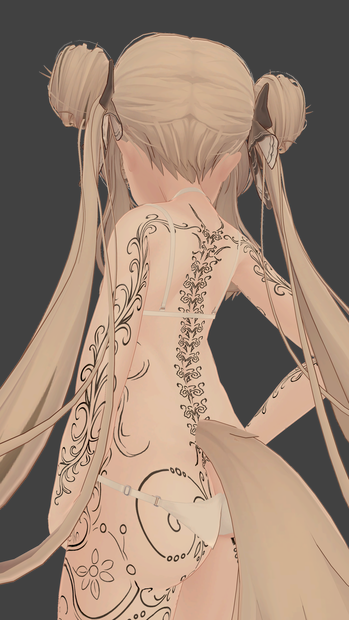 Graceful Ink Flow ( 優雅なインク流れ )/ tattoo ( タトゥー ) 