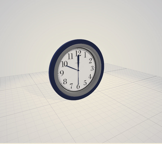 3d   時計
