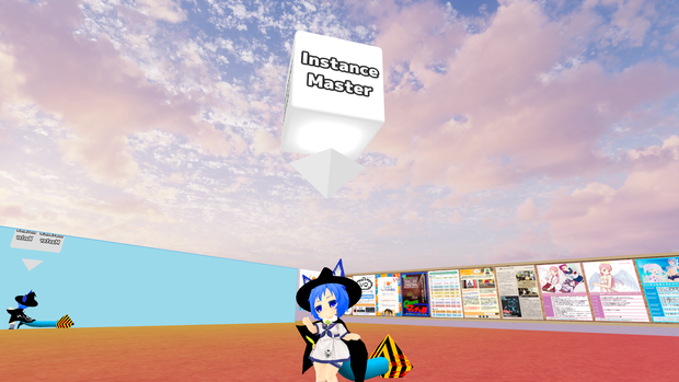 VRChat インスタンスMaster 頭上表示【SDK2/SDK3】/ VRChat Instance Master Sign Above Head