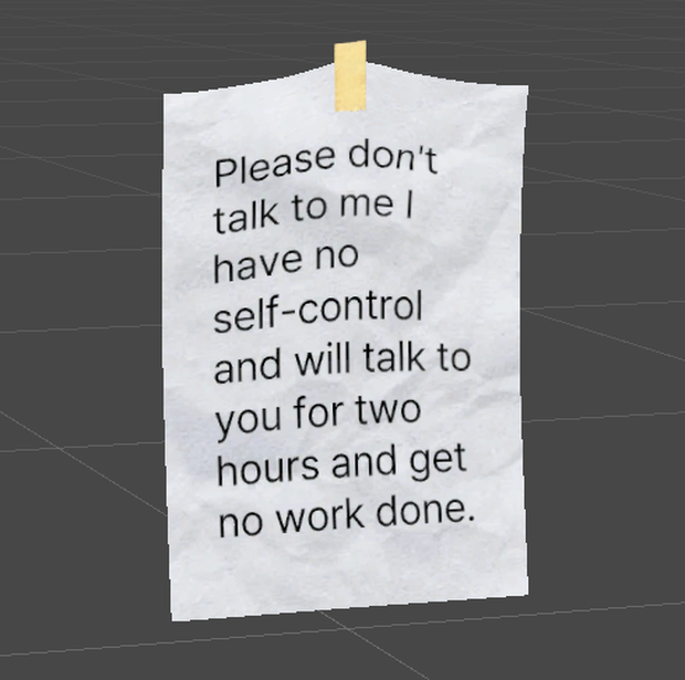 working AFK Paper