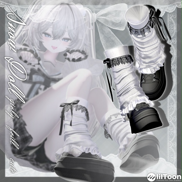 24アバター対応】Snow Dool (靴・レッグウォーマー) - ⋆⁺₊ 𝕞𝕒𝕣𝕦