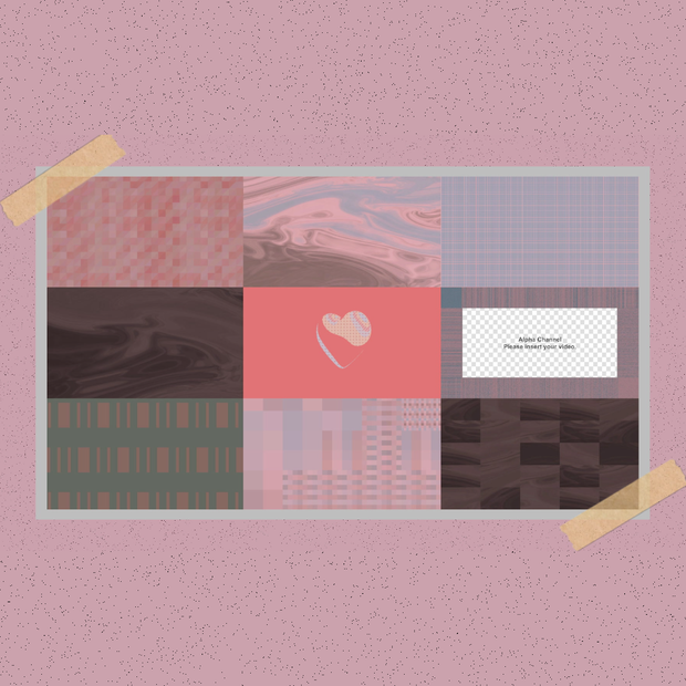 04 valentine - 映像ループ素材