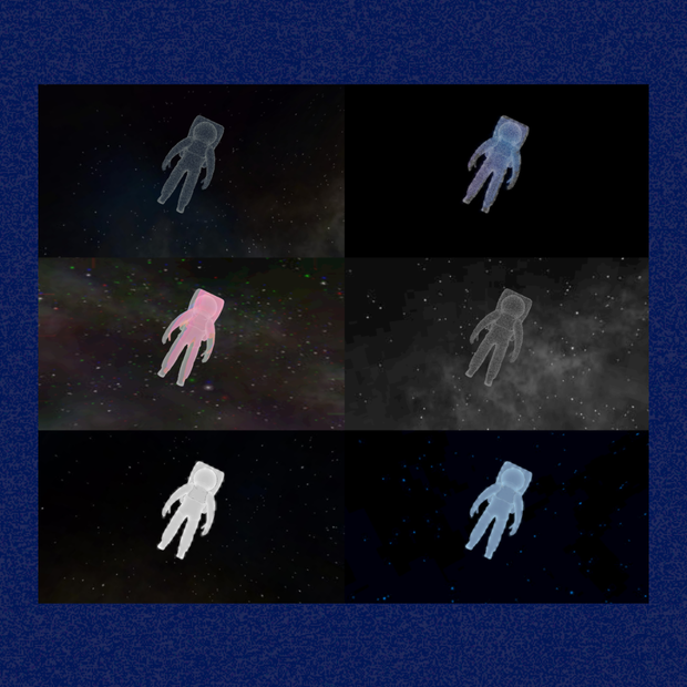 12 astronaut - 映像ループ素材