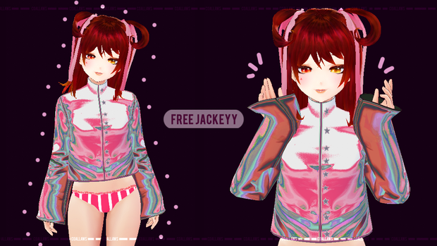 VROID_Shiny Coalla Jackey Texture