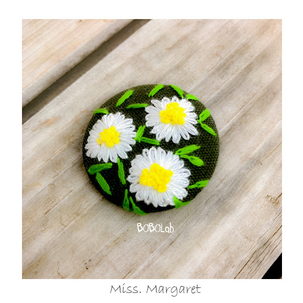 【お試し無料版】bobo刺繡図案01：マーガレットさん