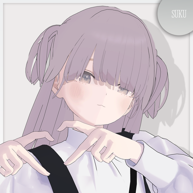 【☁Lapwing対応】ハーフツインテ【VRChat】