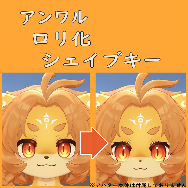 アンワル君女の子化シェイプキー