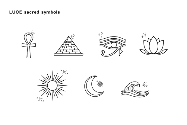 LUCE sacred symbols（PNG7点セット）
