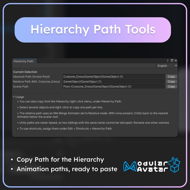 Hierarchy Path Tools