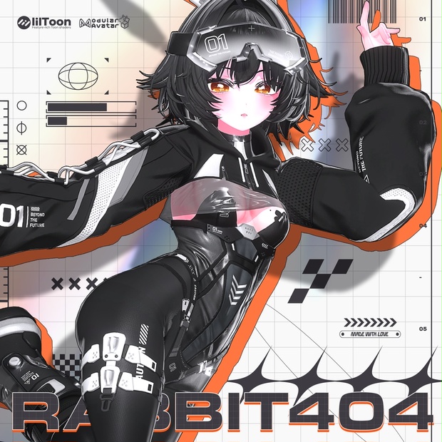 【15 avatars】💗RABBIT404⚡ - FOXYPLAY - BOOTH