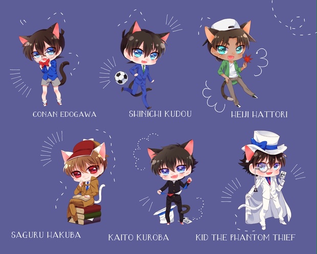 まじコナ】ねこみみアクキー【全6種】 - 清楚失格 - BOOTH