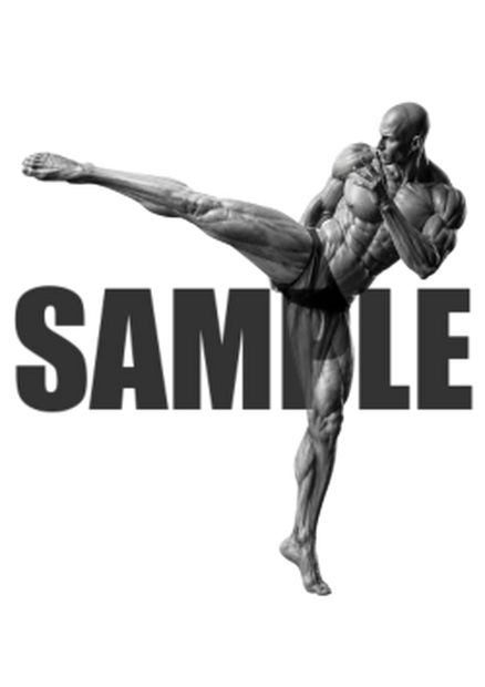 透過PNG素材｜アクションポーズ_ファイティング_0011 / Transparent PNG image material | Action_pose_Fighting_0011