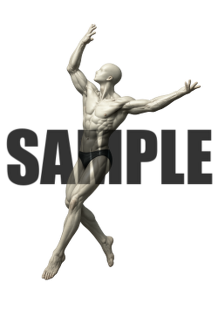 透過PNG素材｜アクションポーズ_ドラマティック_0031 / Transparent PNG image material | Action_pose_Dramatic_0031