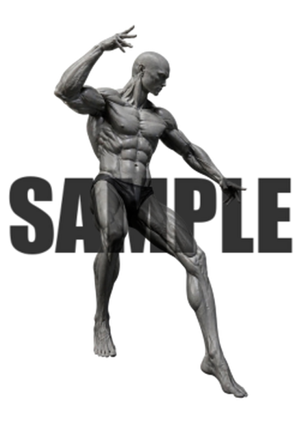 透過PNG素材｜アクションポーズ_ダイナミック_0016 / Transparent PNG image material | Action_pose_Dynamic_0016