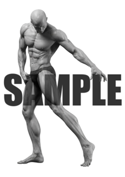 透過PNG素材｜アクションポーズ_ドラマティック_0036 / Transparent PNG image material | Action_pose_Dramatic_0036