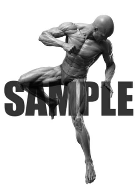 透過PNG素材｜アクションポーズ_ファイティング_0029 / Transparent PNG image material | Action_pose_Fighting_0029
