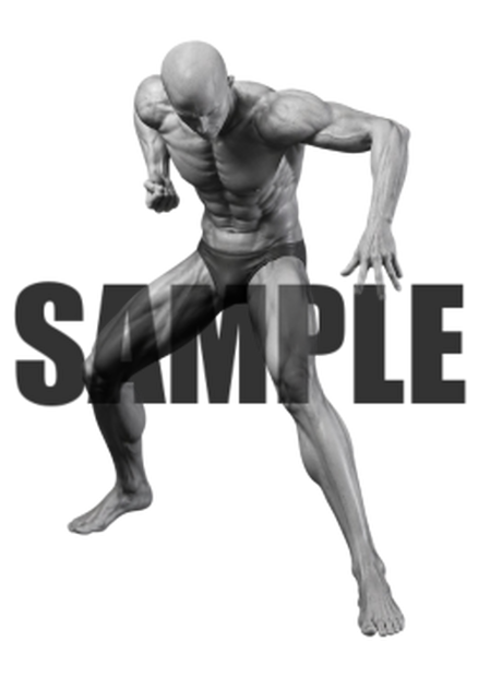 透過PNG素材｜アクションポーズ_ファイティング_0036 / Transparent PNG image material | Action_pose_Fighting_0036