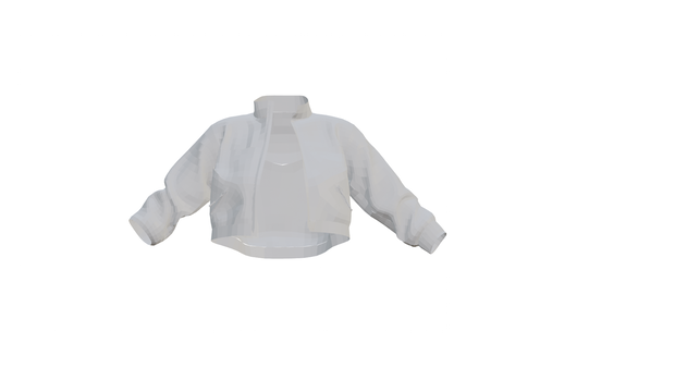 (３ｄモデル)パーツ分けジャケット　blender　obj