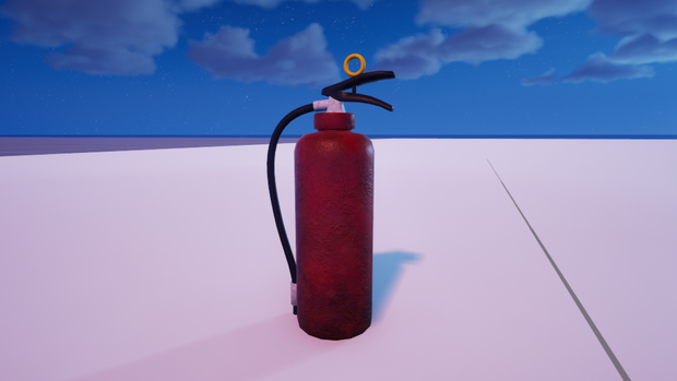 古い消火器（ラベル無し）
