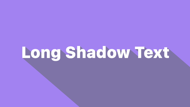 【FCPX】ロングシャドウなテキスト／Long Shadow Text