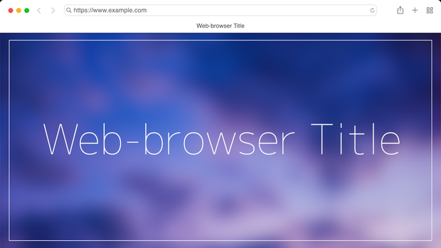 【FCPX】Webブラウザ風タイトル／Web-browser Title