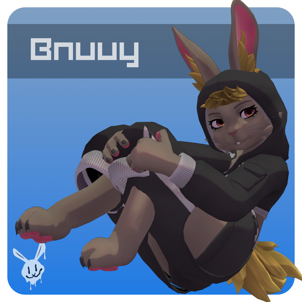 The Bnuuy [Cinners] furry bunny rabbit avatar for vrchat