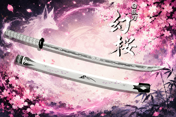 白狐刀「幻桜」