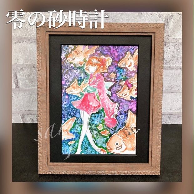 原画】額装原画2019年制作♢夏祭り♢ - 零の砂時計 - BOOTH