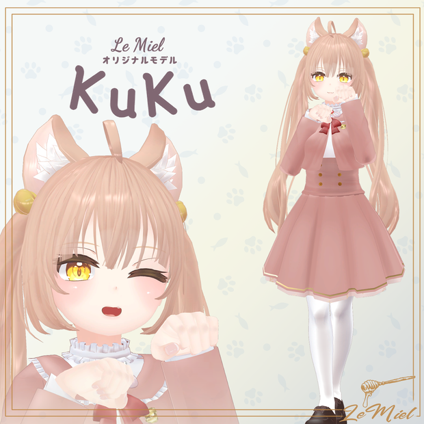 オリジナル3Ｄモデル「kuku」