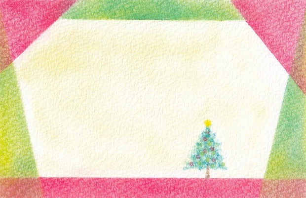 137クリスマスカード★【黄/青/赤】