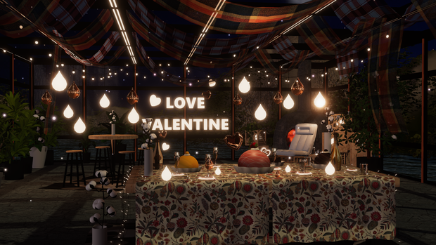 WARUDO(PRO/STANDARD) ENVIRONMENT - W051-VALENTINE GARDEN (2in1 pack)