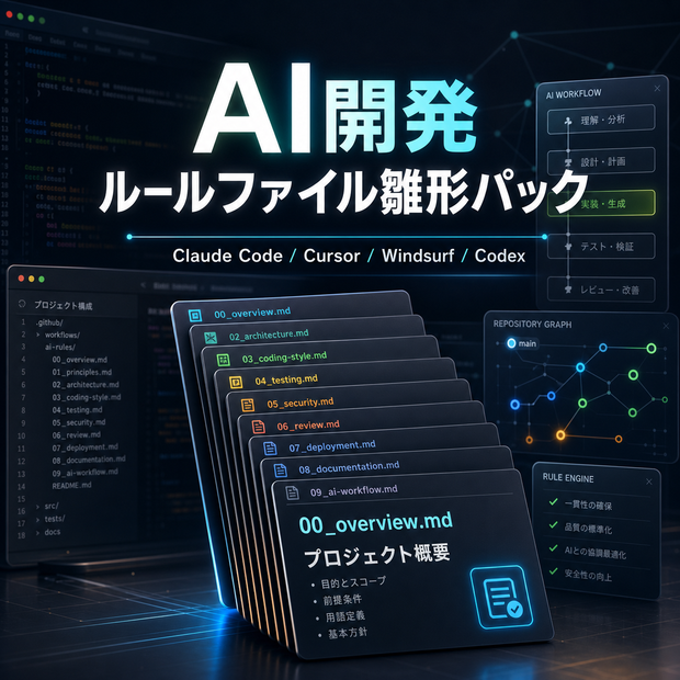 AI開発 ルールファイル雛形パック