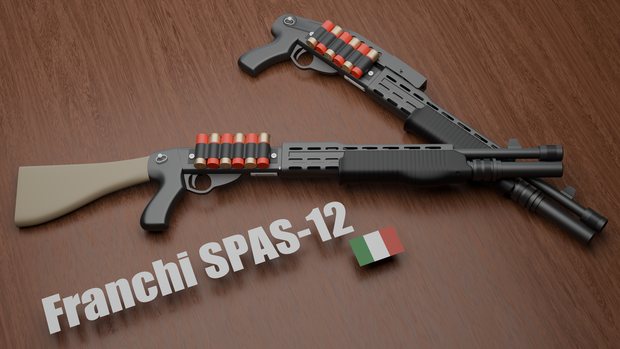 [3Dmodel]Franchi SPAS-12
