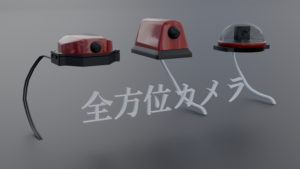 [3Dmodel]全方位カメラセット