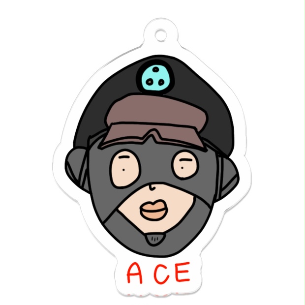R6S ACEアクリルキーホルダー - 足利のお店 - BOOTH