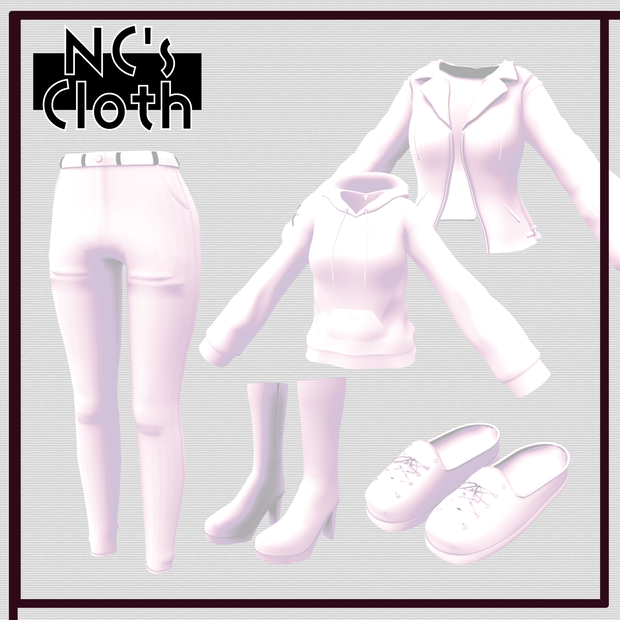 【61アバター対応】PartsSet【NC's Cloth】