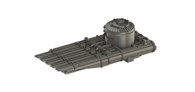 【STLデータ無料配布】 1/700 米海軍 5連装魚雷発射管【Free use STL Data】