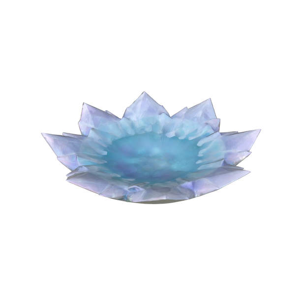 Ice crystal plate 3d model