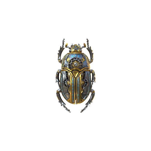 Runic Mechanical Scarab 3d model