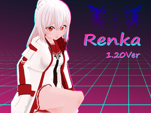 VRchatオリジナル３Dモデル"Renka"1.20ver