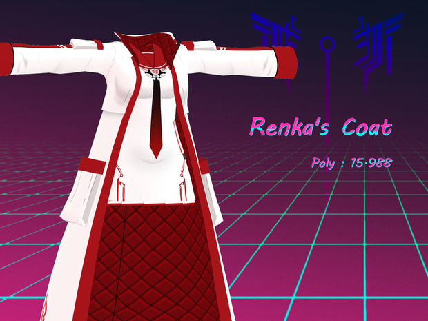 VRchatアバター衣装[Renka's Coat]