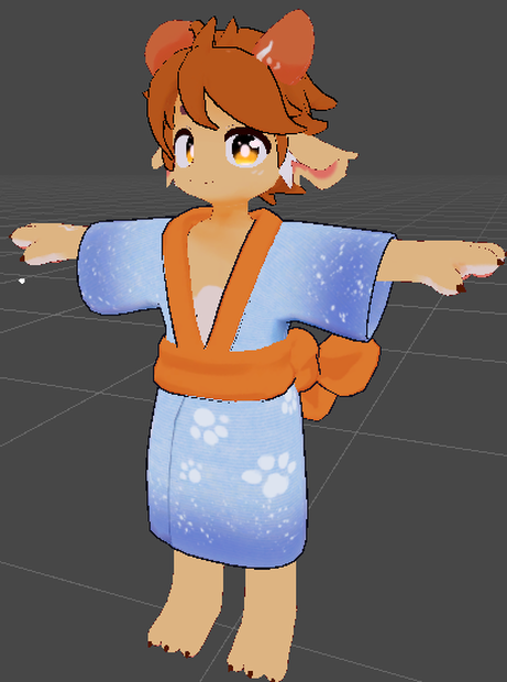 【レイニア用】シンプル浴衣