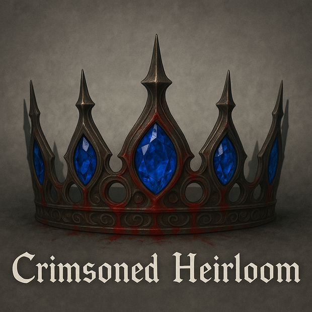 Crimsoned Heirloom - 血濡れの遺冠【VRChat想定/3Dモデル/ティアラ・lilToon対応】